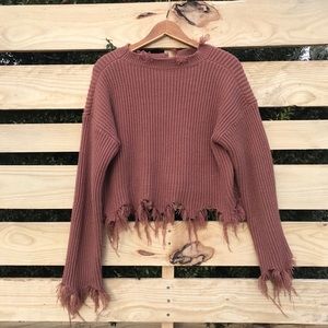 Cute “worn” sweater